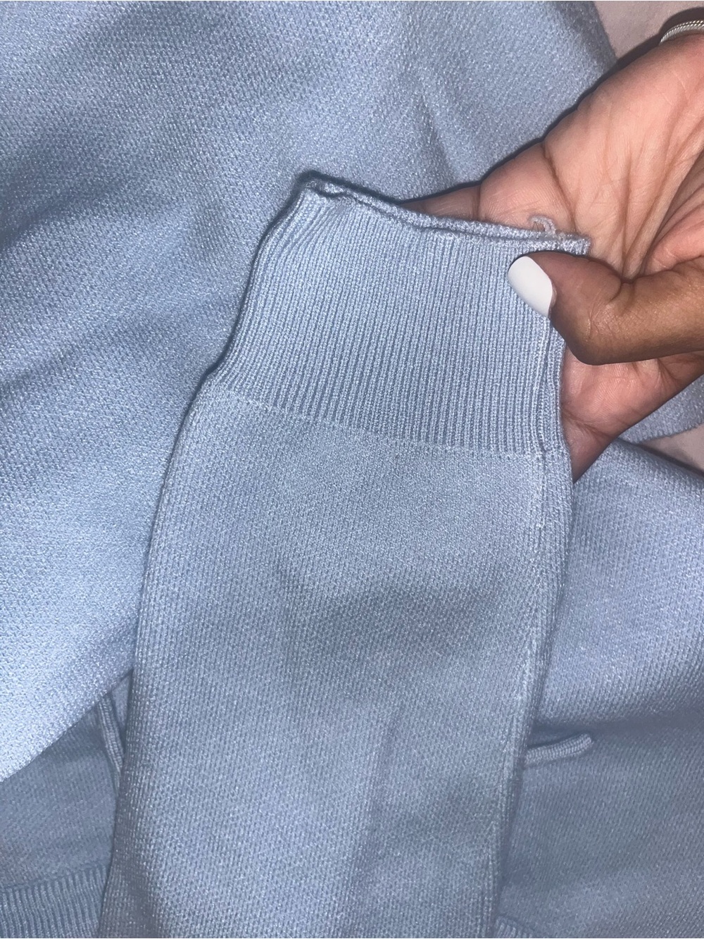 😍ASOS Knit Drawstring Wide-Leg Pant Set - Picture 4 of 6